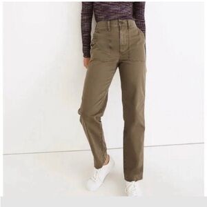 Madewell Army Green Cargo Pants